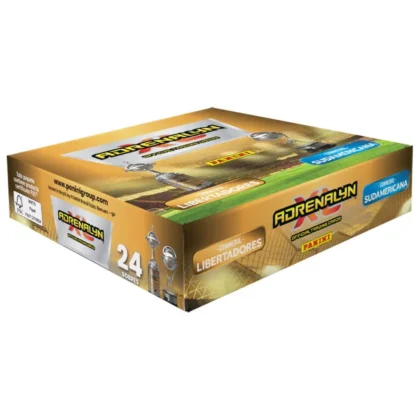 TRADING CARDS ADRENALYN CONMEBOL, CAJA (24 SOBRES)