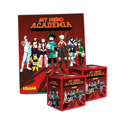 ALBUM MY HERO ACADEMIA, TAPA BLANDA + 2 CAJAS (100 SOBRES)