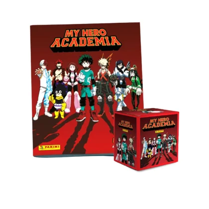 ALBUM MY HERO ACADEMIA, TAPA BLANDA + CAJA (50 SOBRES)