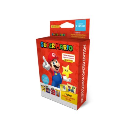 ALBUM SUPER MARIO: ECOBLISTER (7 SOBRES) + LIMITED EDITION