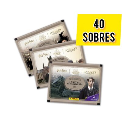ALBUM HARRY POTTER EL CASTILLO DE HOGWARTS, PAQUETE (40 SOBRES)