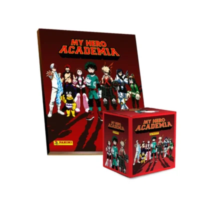 ALBUM MY HERO ACADEMIA, TAPA DURA + CAJA (50 SOBRES)