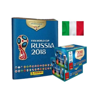 ALBUM RUSIA 2018: TAPA BLANDA + 2 CAJAS (208 SOBRES)