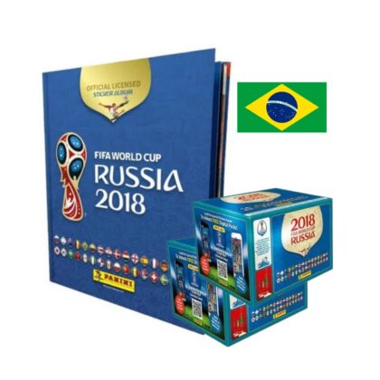 ALBUM RUSIA 2018: TAPA DURA + 2 CAJAS (208 SOBRES)