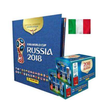 ALBUM RUSIA 2018: TAPA DURA + 2 CAJAS (208 SOBRES)