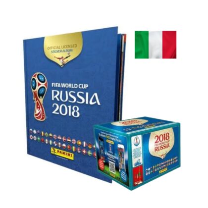ALBUM RUSIA 2018: TAPA DURA + 1 CAJA (104 SOBRES)