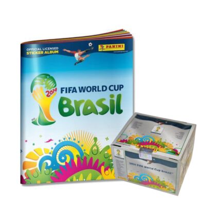ALBUM BRASIL 2014, TAPA BLANDA + 1 CAJA (50 SOBRES)