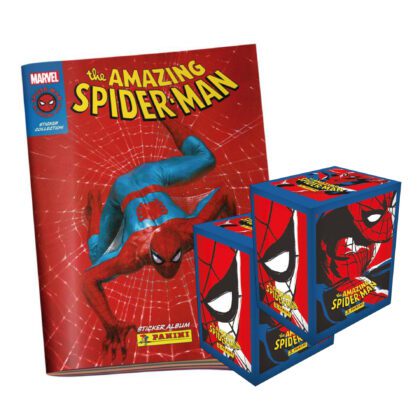 ALBUM SPIDERMAN ANIVERSARIO: TAPA BLANDA + 2 CAJAS (100 SOBRES)