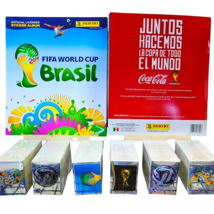 ALBUM BRASIL 2014, TAPA BLANDA + SET COMPLETO