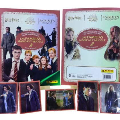 ALBUM HARRY POTTER FAMILIAS MAGICAS + SET COMPLETO