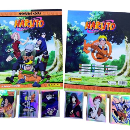 ALBUM NARUTO AVENTURAS NINJA + SET COMPLETO