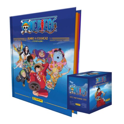 ALBUM ONE PIECE 4 «ROAD TO EGGHEAD»: TAPA DURA + CAJA (50 SOBRES)