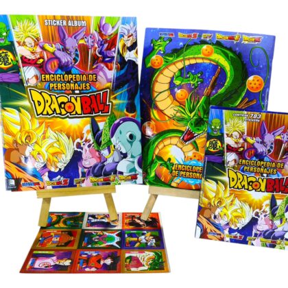 ALBUM DRAGON BALL ENCICLOPEDIA + SET COMPLETO