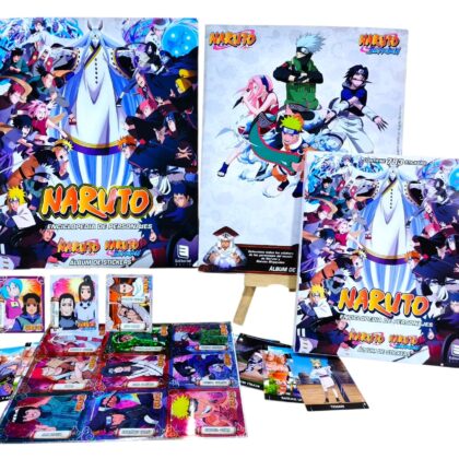 ALBUM NARUTO ENCICLOPEDIA + SET COMPLETO