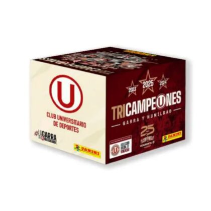 ALBUM UNIVERSITARIO TRICAMPEONES: CAJA (50 SOBRES)