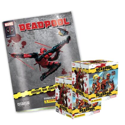ALBUM DEADPOOL: TAPA BLANDA + 2 CAJAS (100 SOBRES)