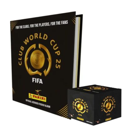 ALBUM MUNDIAL DE CLUBES 2025: TAPA DURA + CAJA (50 SOBRES)