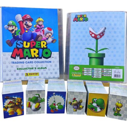TRADING CARDS SUPER MARIO + SET COMPLETO