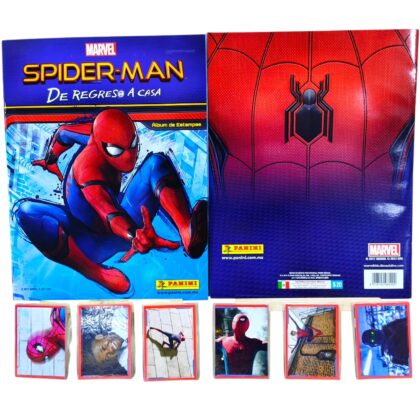 ALBUM SPIDERMAN REGRESO A CASA+ SET COMPLETO