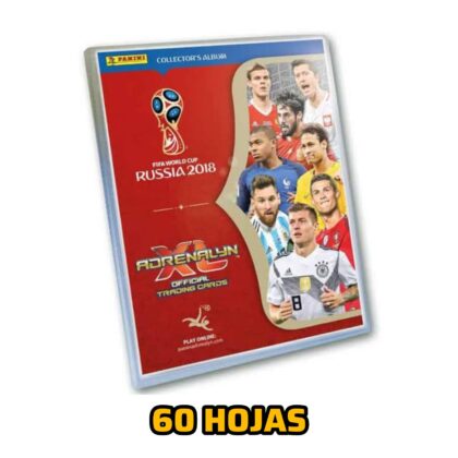 TRADING CARDS ADRENALYN RUSIA 2018: BINDER COLECCIONADOR