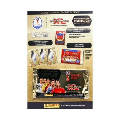 TRADING CARDS ADRENALYN RUSIA 2018: SOBRE PREMIUN GOLD