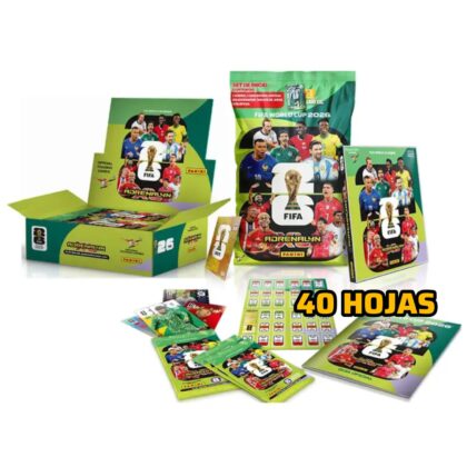 TRADING CARDS ADRENALYN COPA MUNDIAL 2026: CAJA (24 SOBRES) + STARTER PACK