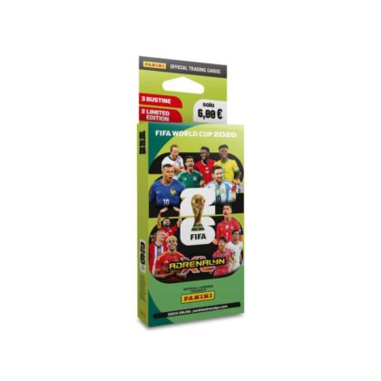 TRADING CARDS ADRENALYN COPA MUNDIAL 2026: ECOBLISTER (3 SOBRES) + 2 LIMITED EDITION