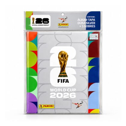 ALBUM COPA MUNDIAL 2026: TAPA DURA SILVER PREMIUM