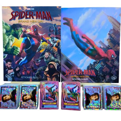 ALBUM SPIDERMAN UN NUEVO DIA + SET COMPLETO