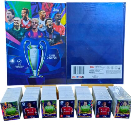 ALBUM CHAMPIONS LEAGUE 2026+ SET COMPLETO