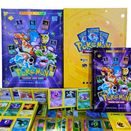 ALBUM POKEMON TRADING CARDS + SET COMPLETO