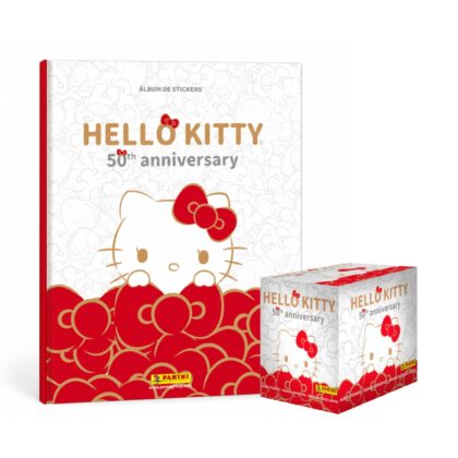 ALBUM HELLO KITTY ANIVERSARIO: TAPA DURA + CAJA (50 SOBRES)