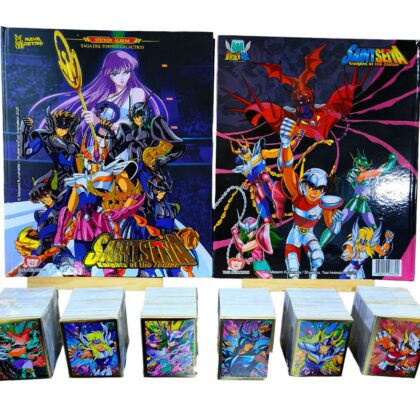 ALBUM CABALLEROS DEL ZODIACO TORNEO GALACTICO + SET COMPLETO